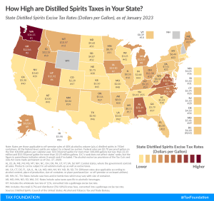 2023 state distilled spirits taxes on alcoholic beverages and compare liquor taxes and alcohol taxes across the country using DISCUS sdata